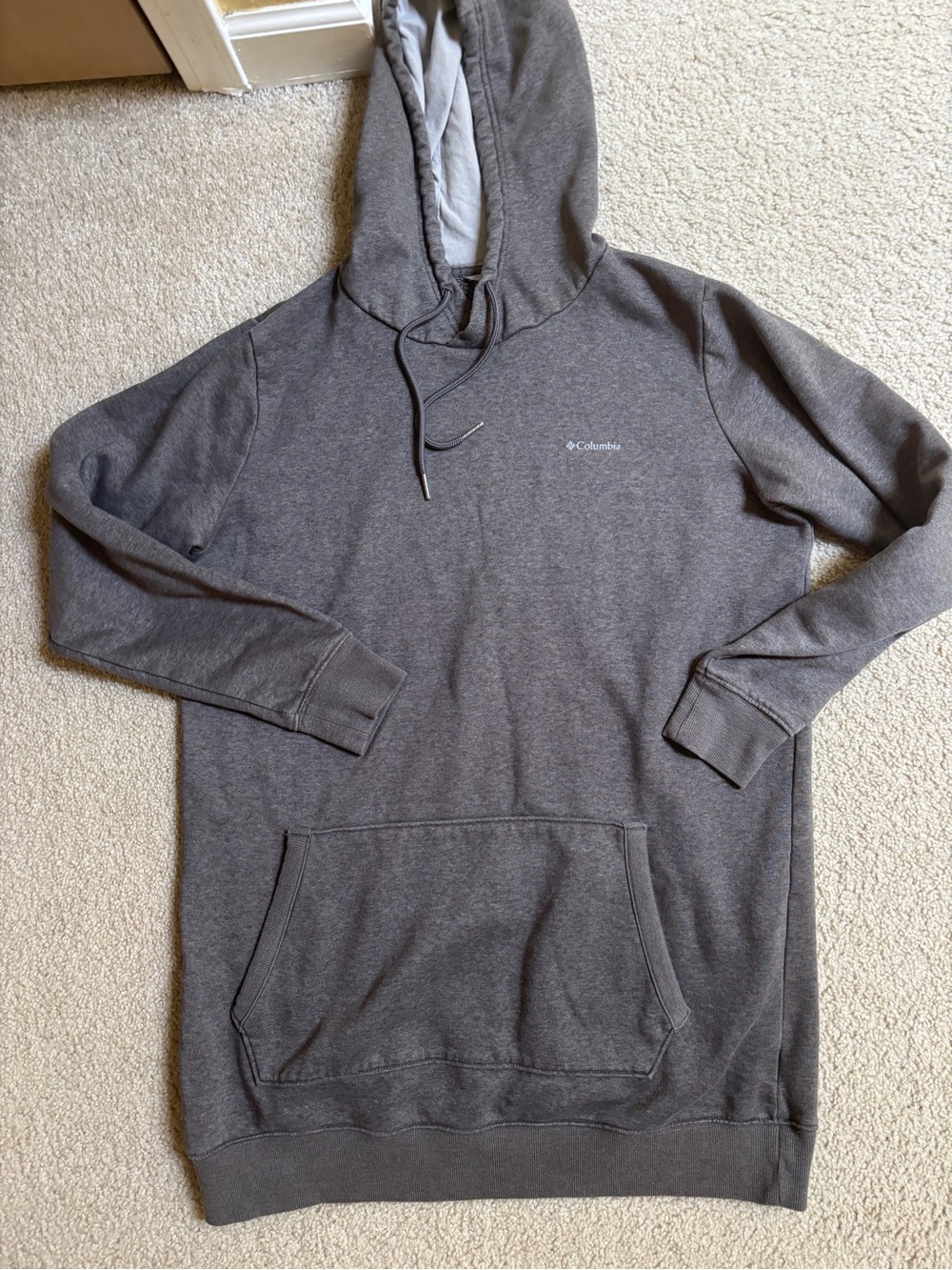 Columbia Men's Dark Gray Hooded Pullover Sweatshirt